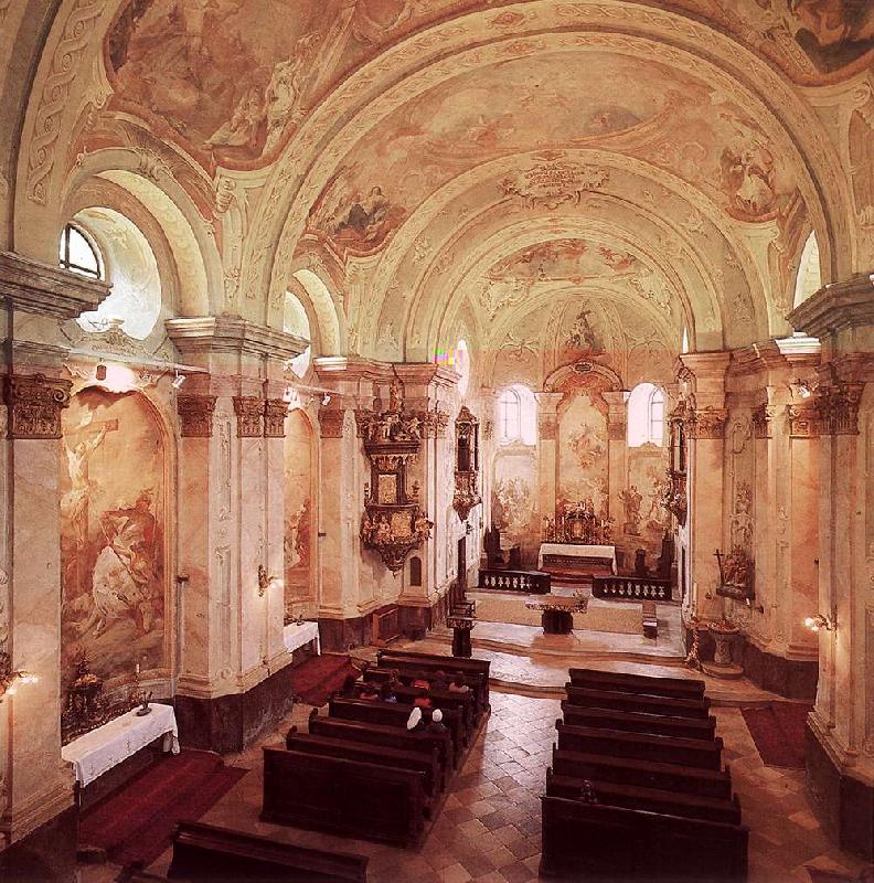 MAULBERTSCH, Franz Anton Interior of the Church sg